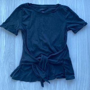 Anthro Tie-Waist T-Shirt
